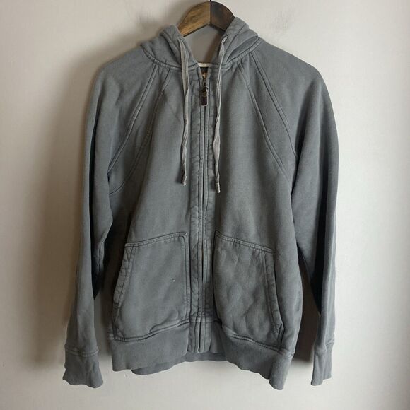 FLINT TINDER Mens Slate Blue 10 Year Hoodie Long Sleeve Sweatshirt Size M Heavy